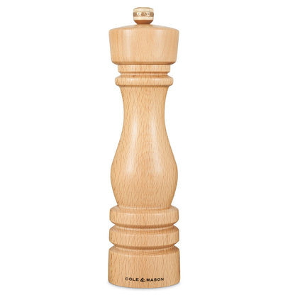 Cole & Mason London 220mm Natural Beech Pepper Mill