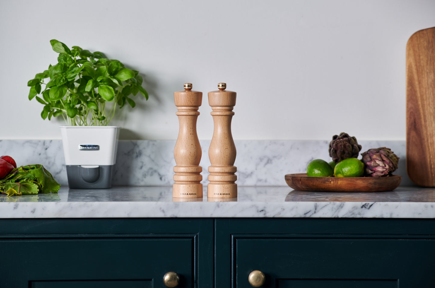 Cole & Mason London 220mm Natural Beech Pepper Mill