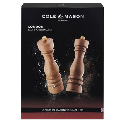 Cole & Mason London 220mm Natural Beech Gift Set