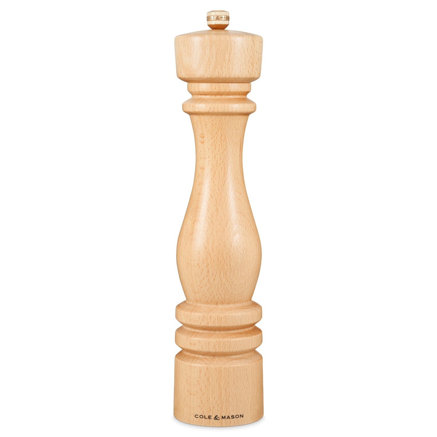 Cole & Mason London 300mm Natural Beech Salt Mill