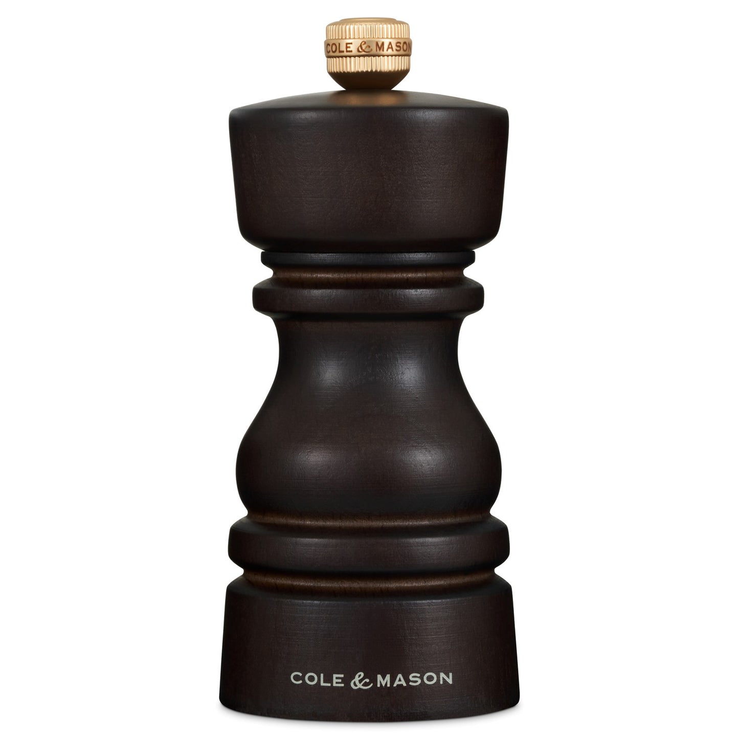 Cole & Mason London 130mm Chocolate Wood Salt Mill