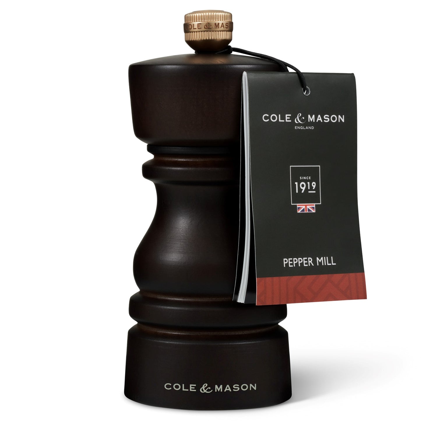Cole & Mason London 130mm Chocolate Wood Pepper Mill