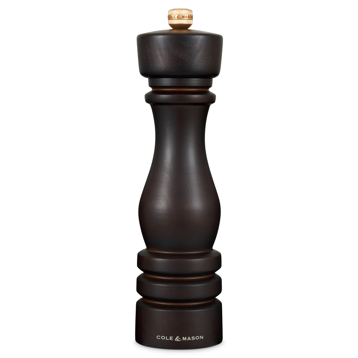Cole & Mason London 220mm Chocolate Wood Salt Mill