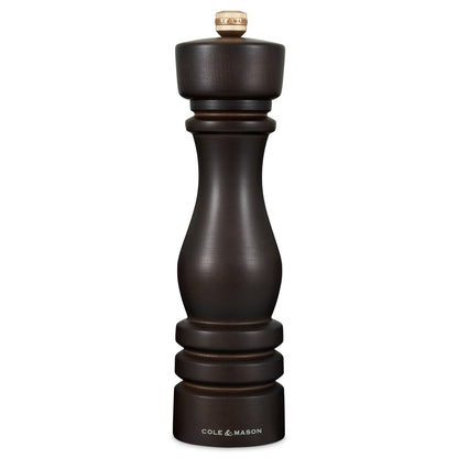 Cole & Mason London 220mm Chocolate Wood Pepper Mill
