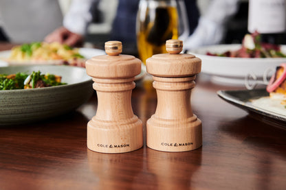 Cole & Mason Hoxton 104mm Natural Beech Pepper Mill