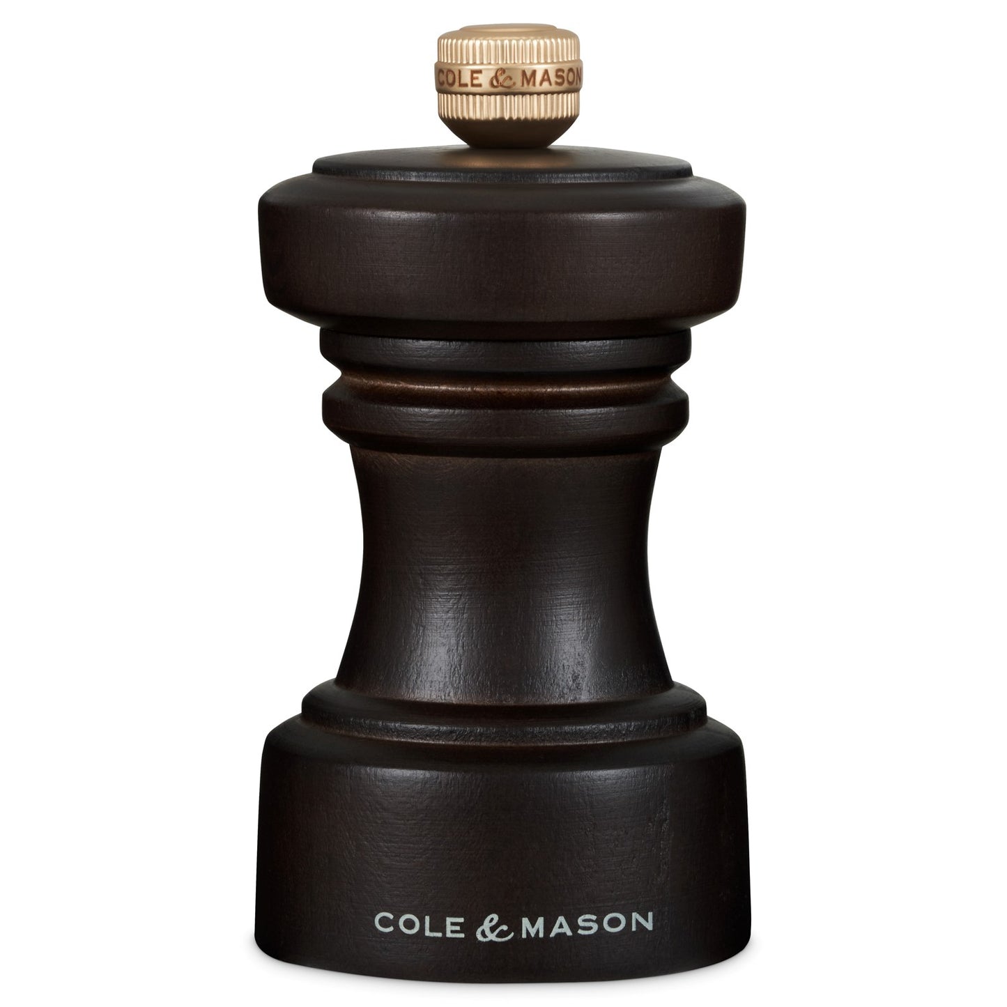 Cole & Mason Hoxton 104mm Chocolate Wood Salt Mill