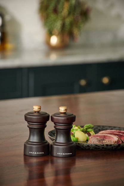 Cole & Mason Hoxton 104mm Chocolate Wood Gift Set