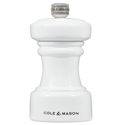 Cole & Mason Hoxton 104mm White Gloss Salt Mill