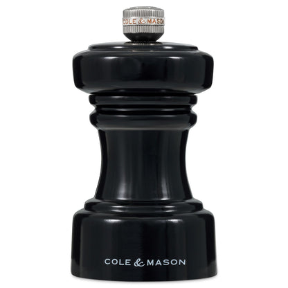 Cole & Mason Hoxton 104mm Black Gloss Salt Mill