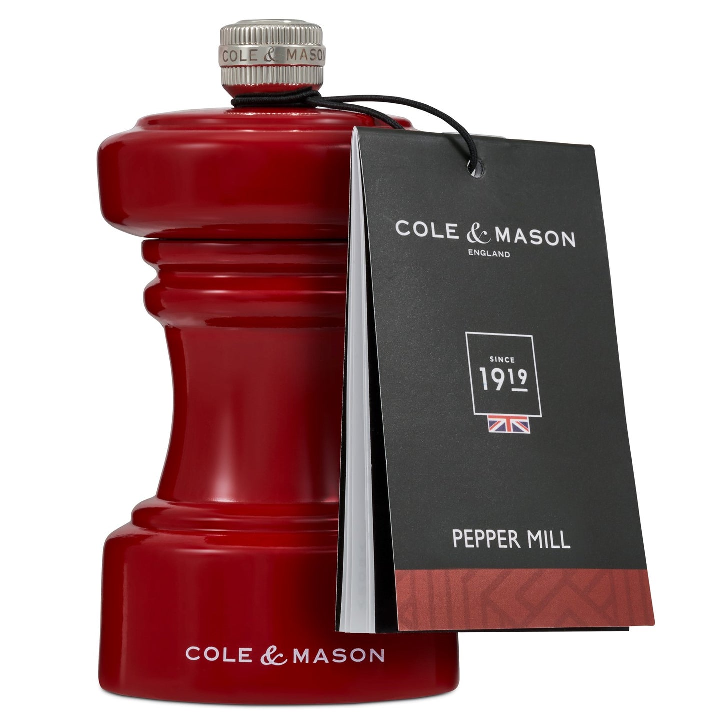 Cole & Mason Hoxton 104mm Red Gloss Pepper Mill
