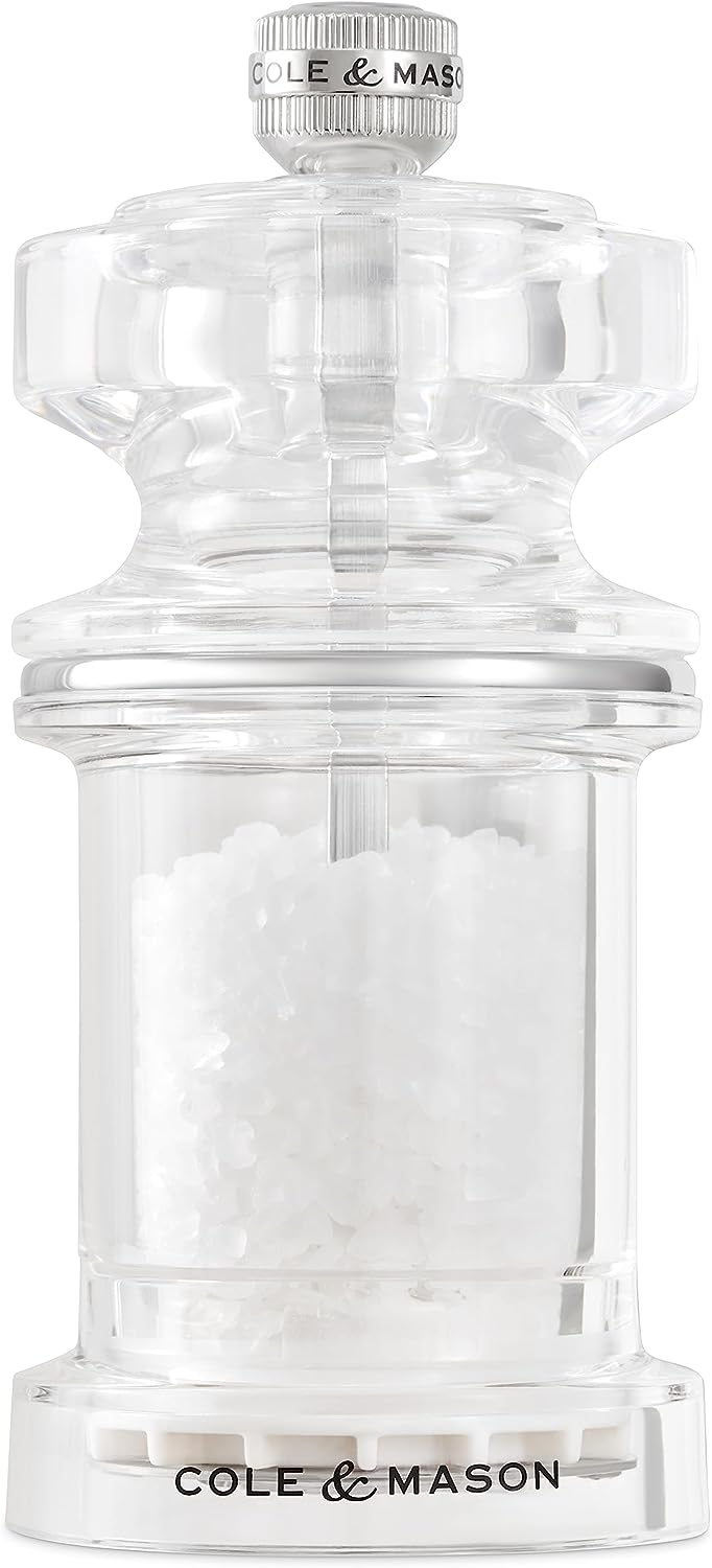 Cole & Mason 675 Acrylic Salt Mill 4.5"