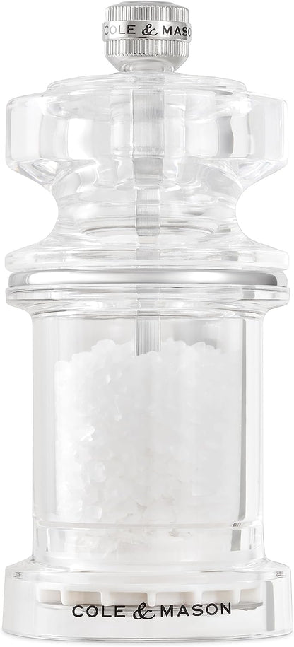 Cole & Mason 675 Acrylic Salt Mill 4.5"
