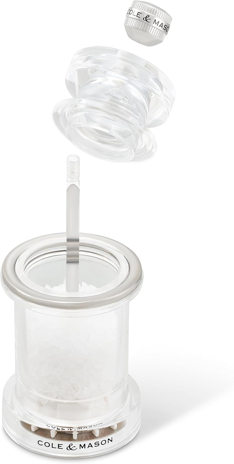 Cole & Mason 675 Acrylic Salt Mill 4.5"