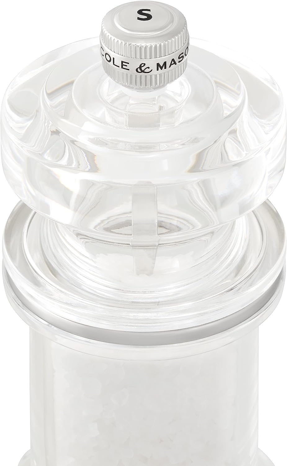 Cole & Mason 675 Acrylic Salt Mill 4.5"