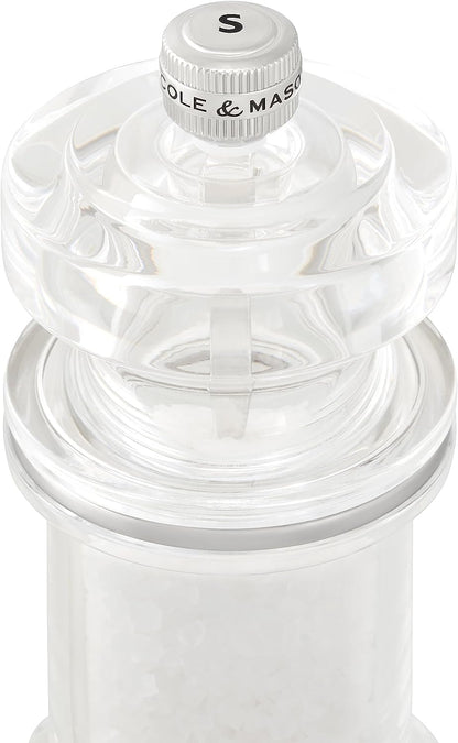 Cole & Mason 675 Acrylic Salt Mill 4.5"