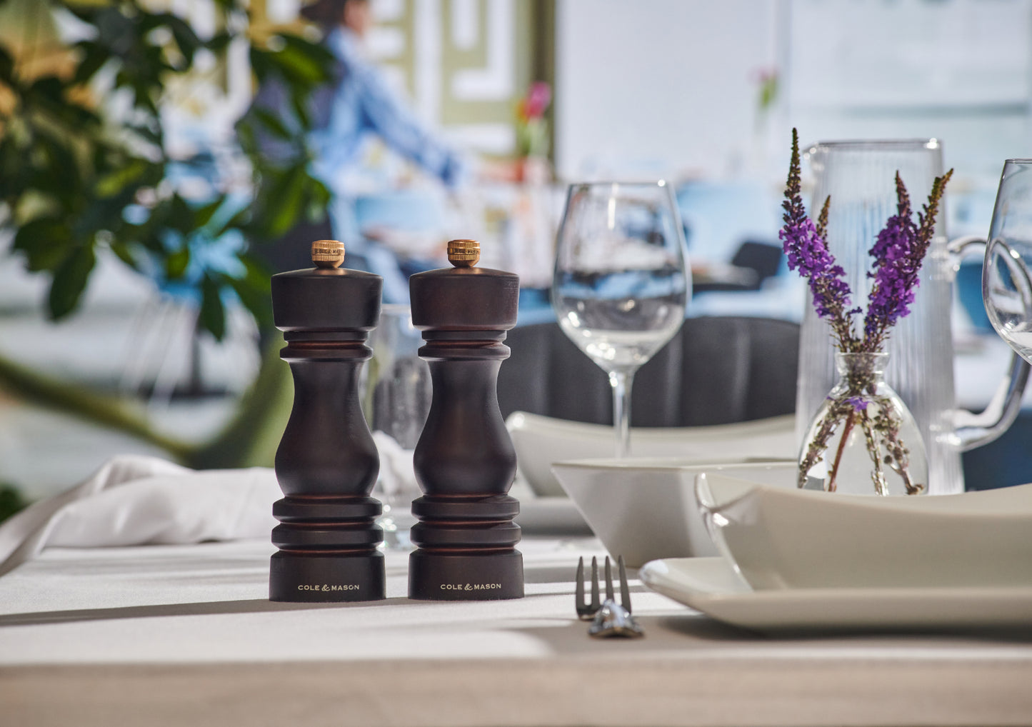 Cole & Mason London 180mm Chocolate Wood Pepper Mill