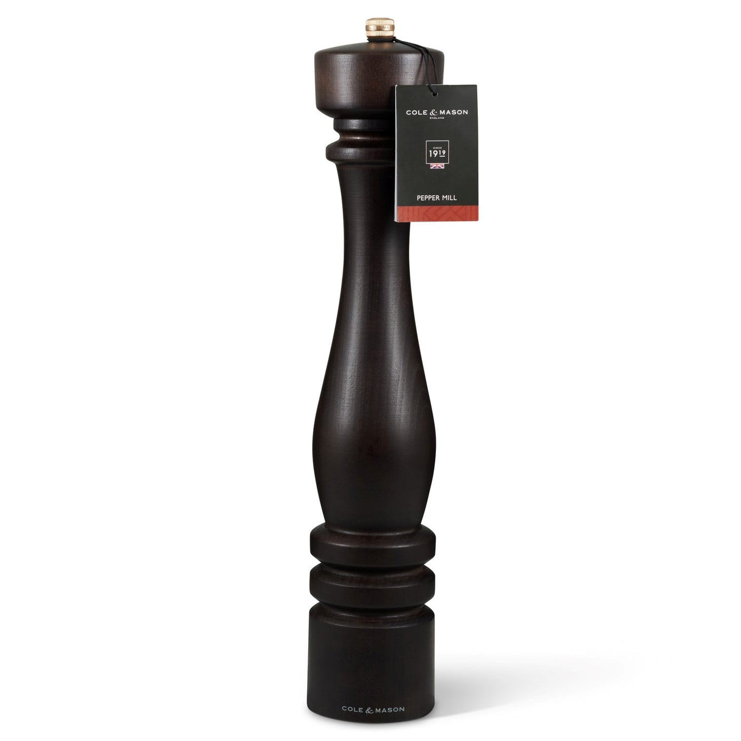 Cole & Mason London 400mm Chocolate Wood Pepper Mill