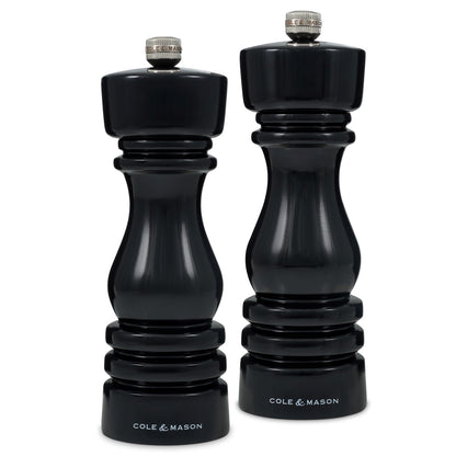 Cole & Mason London 180mm Black Gloss Gift Set