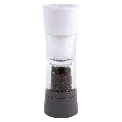 Cole & Mason Lincoln Duo Salt and Pepper Grinder Combo, Acrylic Combination Mill Includes Premium Salt and Peppercorns