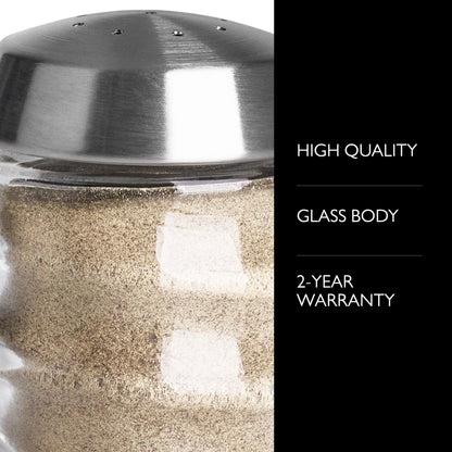 Cole & Mason Bray Salt & Pepper Shaker Set, medium, Clear