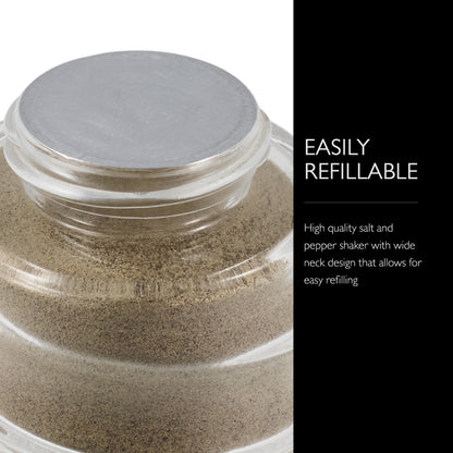 Cole & Mason Bray Salt & Pepper Shaker Set, medium, Clear