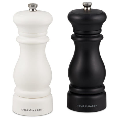 COLE & MASON Southwold Black and White Mill Gift Set, 1 EA