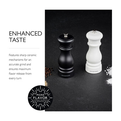 COLE & MASON Southwold Black and White Mill Gift Set, 1 EA