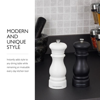 COLE & MASON Southwold Black and White Mill Gift Set, 1 EA