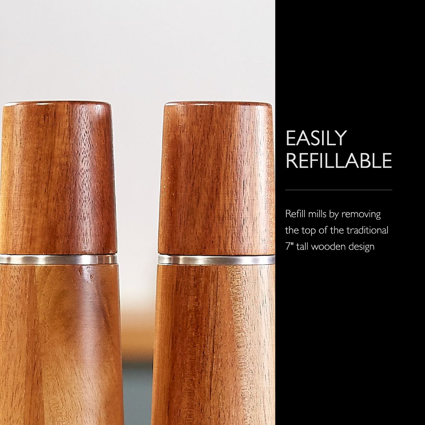 Cole & Mason Marlow Acacia Salt & Pepper Gift Set