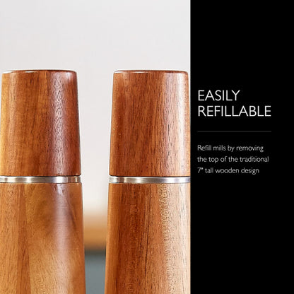 Cole & Mason Marlow Acacia Salt & Pepper Gift Set