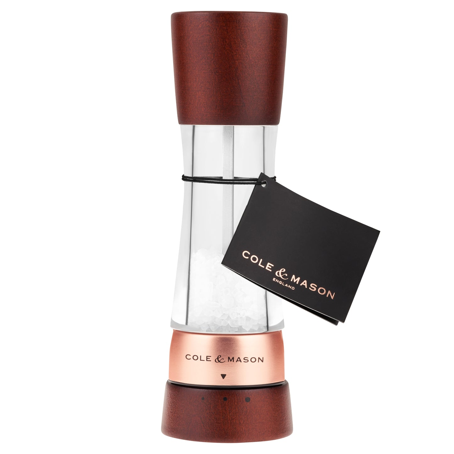 Cole & Mason Derwent Salt Mill Chestnut Rose Gold