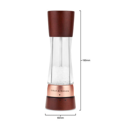 Cole & Mason Derwent Salt Mill Chestnut Rose Gold