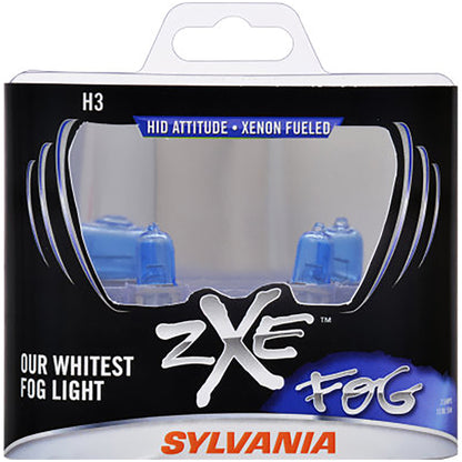 SYLVANIA H3 zXe High Performance Halogen Fog Light Bulb, (Contains 2 Bulbs)