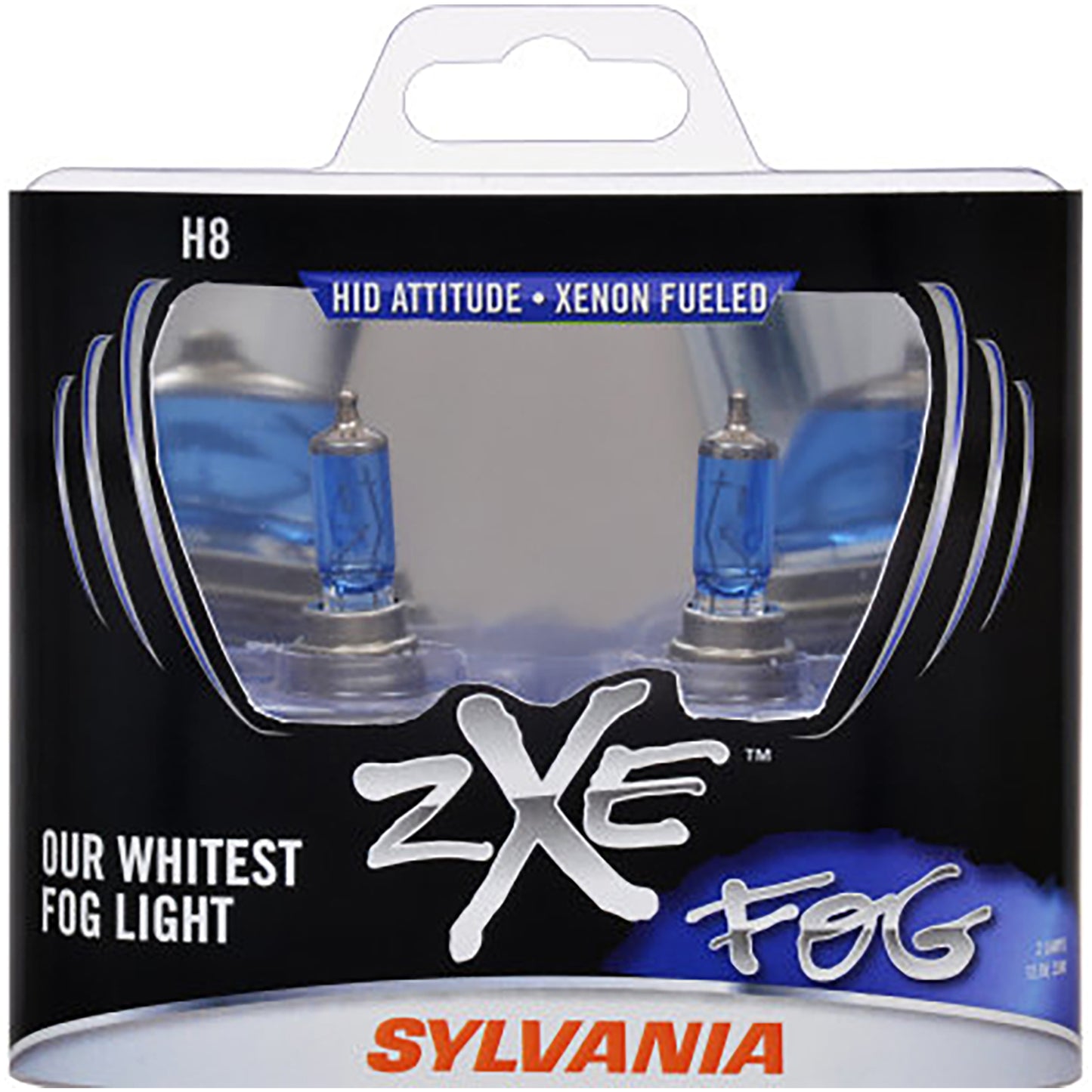 SYLVANIA H8 zXe High Performance Halogen Fog Light Bulb, (Contains 2 Bulbs) (H8SZ.BB2)