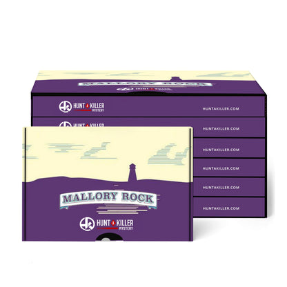 Hunt A Killer Mallory Rock Complete Season Box Set - Solve a Murder on a Tourist Island - Game for True Crime Fans - Murder Mystery Game for Adults - Solve Crimes at Game Night or Date Night - 14+