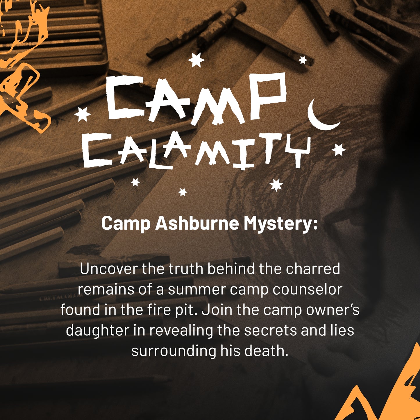 Hunt A Killer Camp Calamity - Murder Mystery Game for True Crime Fans with Evidence & Puzzles - Solve Crime at Date Night or Family Game Night - Age 14+