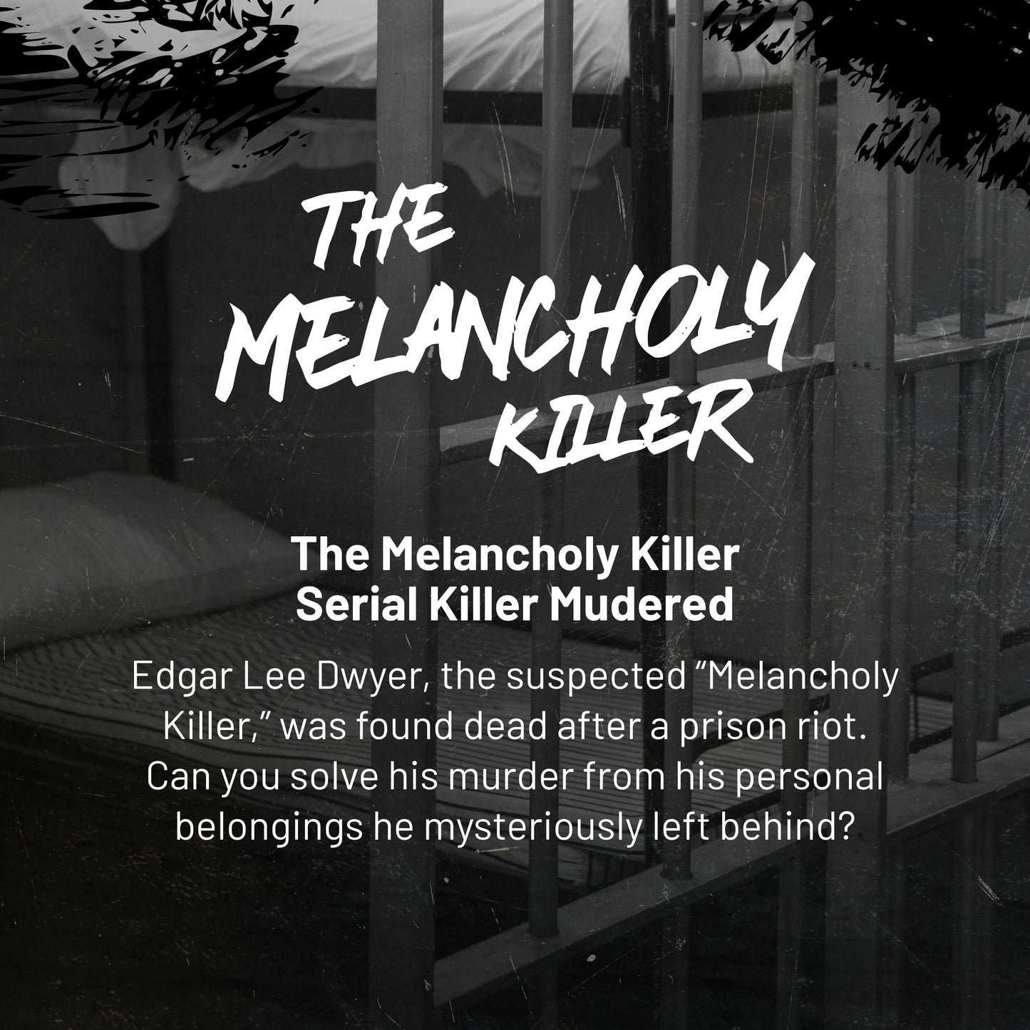 Hunt A Killer The Melancholy Killer - Solve a Murder of 90s Serial Killer - For True Crime Fans with Documents & Puzzles - Murder Mystery Game for Adults - Solve Crimes at Game Night or Date Night
