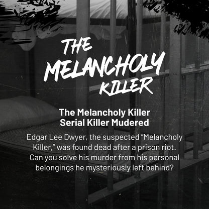 Hunt A Killer The Melancholy Killer - Solve a Murder of 90s Serial Killer - For True Crime Fans with Documents & Puzzles - Murder Mystery Game for Adults - Solve Crimes at Game Night or Date Night