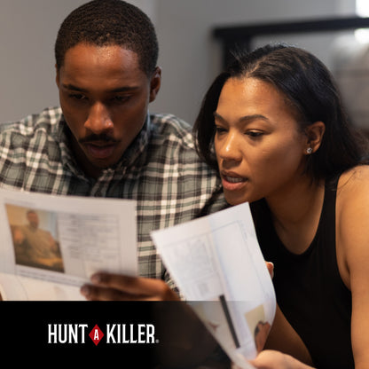 Hunt A Killer The Melancholy Killer - Solve a Murder of 90s Serial Killer - For True Crime Fans with Documents & Puzzles - Murder Mystery Game for Adults - Solve Crimes at Game Night or Date Night