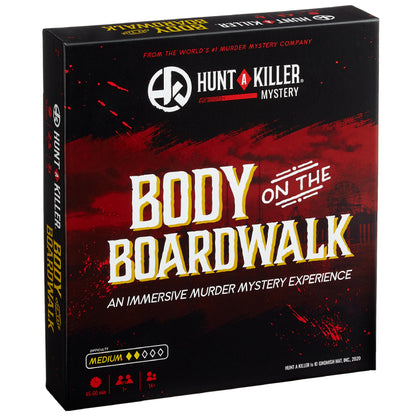 Hunt A Killer Body on the Boardwalk, an Immersive Murder Mystery Experience - Murder Mystery Game for True Crime Fans with Evidence & Puzzles - Solve Crime at Date Night or Family Game Night - Age 14+
