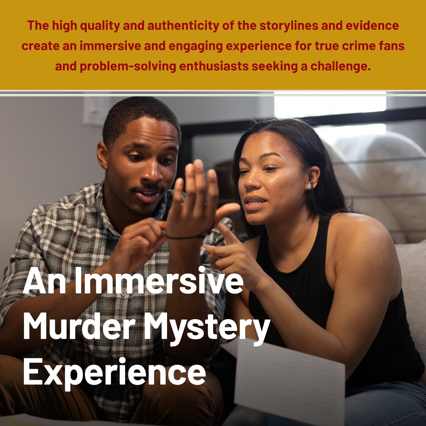 Hunt A Killer Body on the Boardwalk, an Immersive Murder Mystery Experience - Murder Mystery Game for True Crime Fans with Evidence & Puzzles - Solve Crime at Date Night or Family Game Night - Age 14+