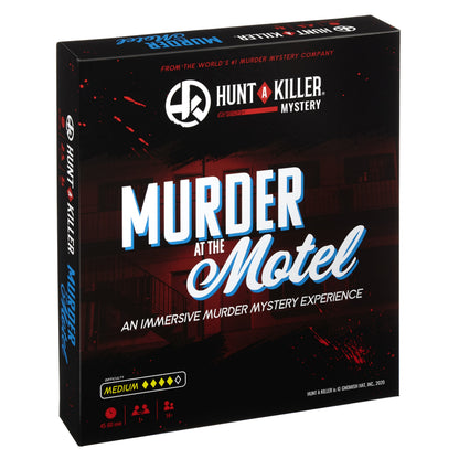 Hunt A Killer Murder At The Motel - An Immersive Murder Mystery Experience - Game for True Crime Fans with Evidence & Puzzles - Solve Crimes at Date Night or Family Game Night - Age 14+