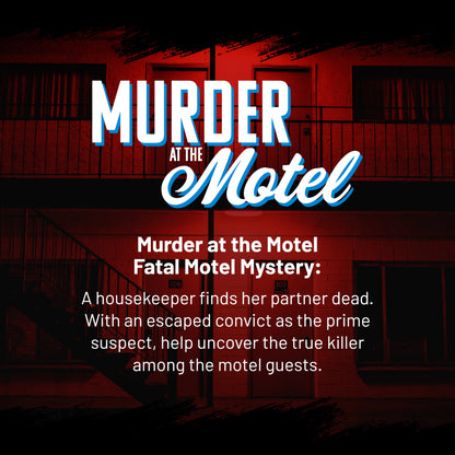 Hunt A Killer Murder At The Motel - An Immersive Murder Mystery Experience - Game for True Crime Fans with Evidence & Puzzles - Solve Crimes at Date Night or Family Game Night - Age 14+