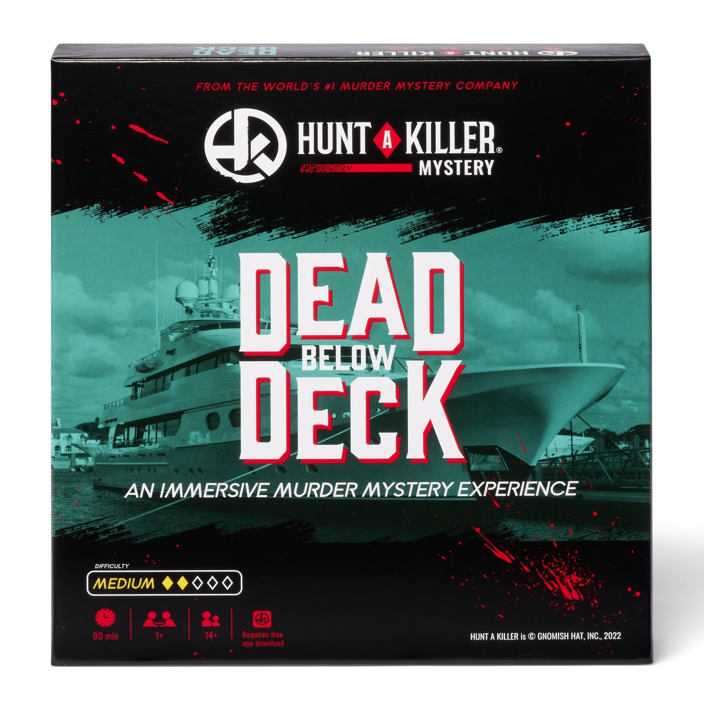 Hunt A Killer Dead Below Deck - Solve a Murder on a Yacht - Game for True Crime Fans with Documents & Puzzles - Murder Mystery Game for Adults - Solve Crimes at Game Night or Date Night