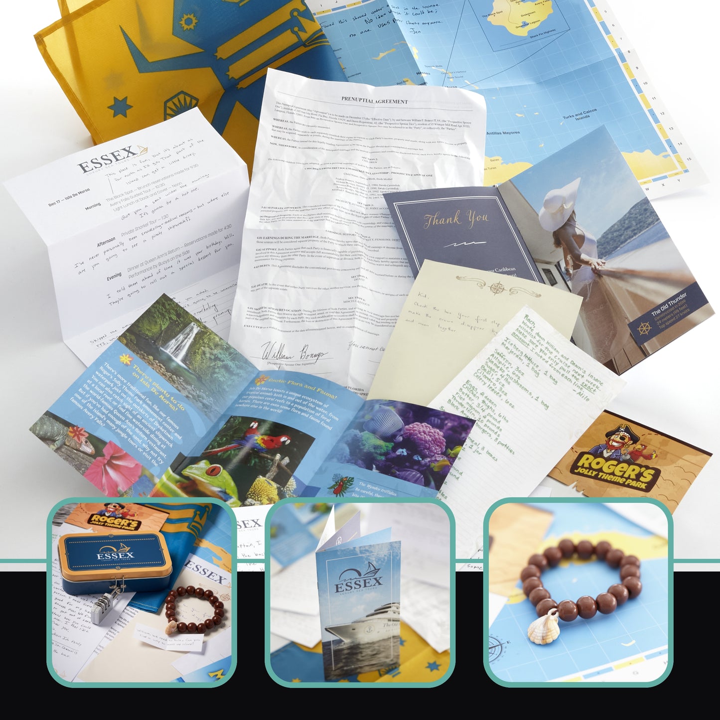 Hunt A Killer Dead Below Deck - Solve a Murder on a Yacht - Game for True Crime Fans with Documents & Puzzles - Murder Mystery Game for Adults - Solve Crimes at Game Night or Date Night