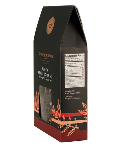 Cole & Mason Black Peppercorns Box