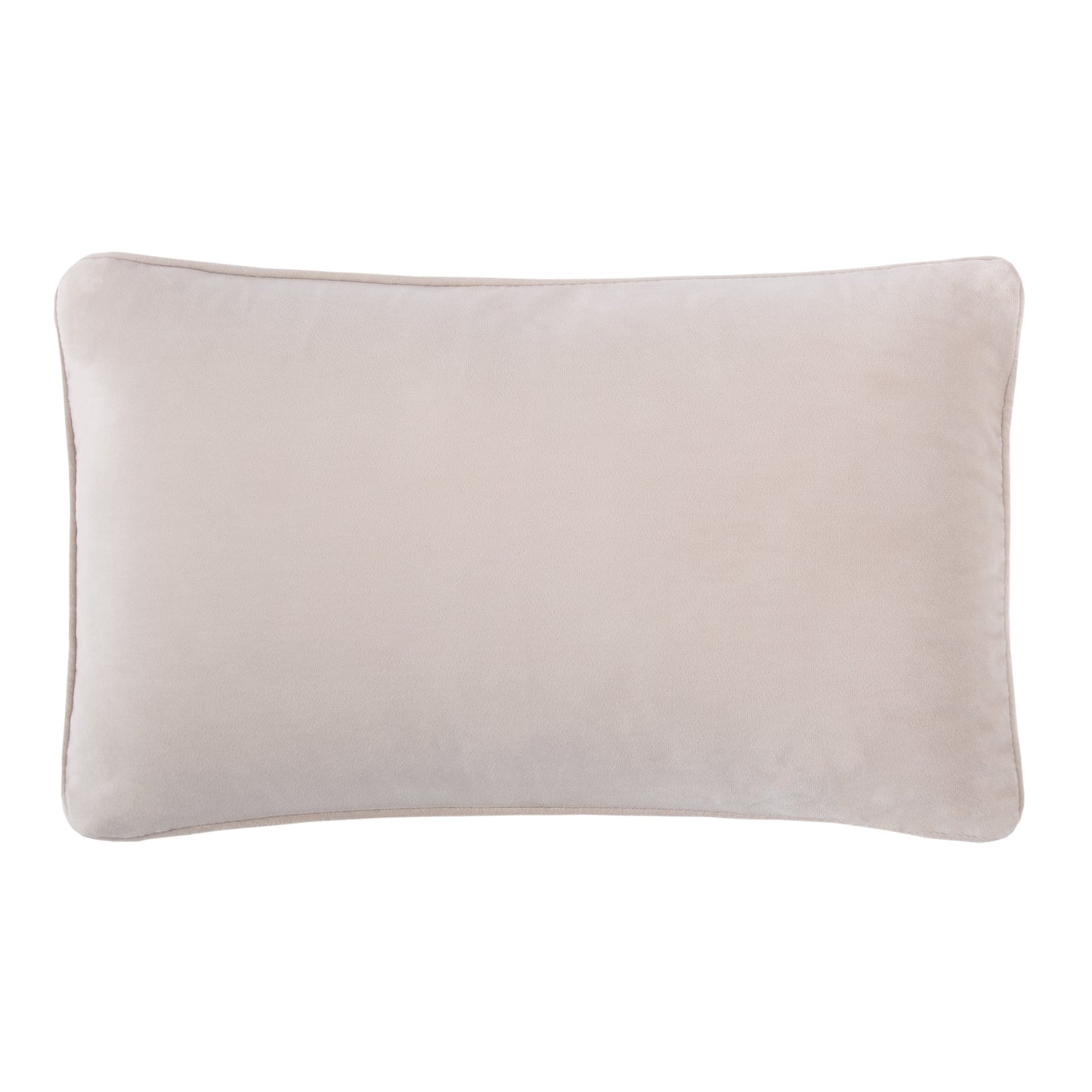 Chanasya Ultra Soft Velvet Lumbar Throw Pillow Cover - Bright and Colorful Super Soft Modern Decorative Home Decor for Sofa, Chair, and Bed (12x20 Inches) Off White