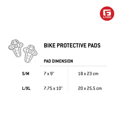 G-Form Slip-In Hip Protectors - Mountain Bike Hip Pads for Women - Black, L/XL