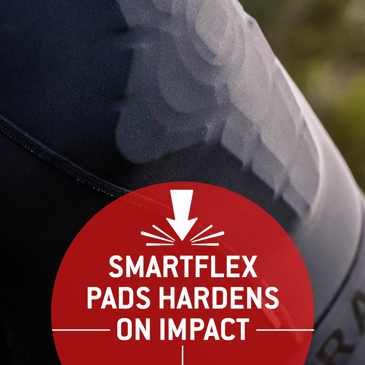 G-Form MX Detachable Hip Protector - Integratable Hip Pads for Mountain Bike & Motorcycle Gear - Black, S/M
