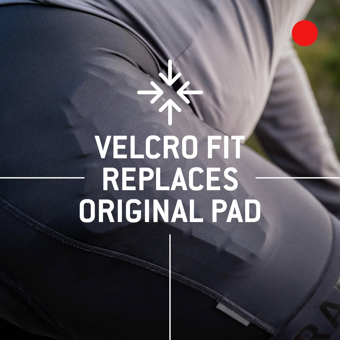 G-Form MX Detachable Hip Protector - Integratable Hip Pads for Mountain Bike & Motorcycle Gear - Black, L/XL